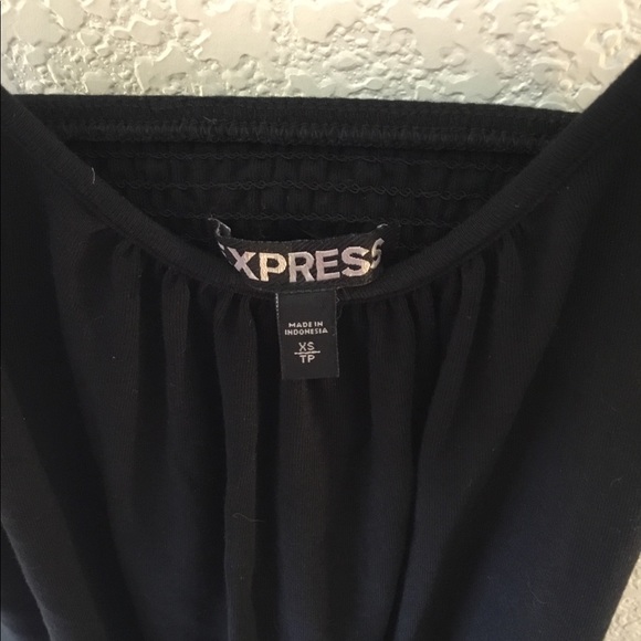 Express black maxi dress with back cutout - Picture 2 of 4